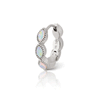 Opal Marquise Scalloped Eternity Earring by Maria Tash in White Gold