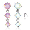 Opaline Top Drop Belly Bar