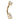 14K Rose Gold Oval Cut Belly Rings - Basic Curved Barbell. Navel Rings Australia.