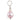 TummyToys® Pink and Cream Fresh Water Pearls Swinger - TummyToys® Swinger Charm. Navel Rings Australia.