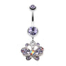 Sweet n' Petite Butterfly Dangle - Dangling Belly Ring. Navel Rings Australia.