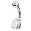 Classic Teardrop Belly Button Ring