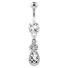 Pinaholic Pineapple Belly Dangle - Dangling Belly Ring. Navel Rings Australia.