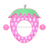 Sweet Strawberry Flex Nipple Shield Ring - Nipple Ring. Navel Rings Australia.