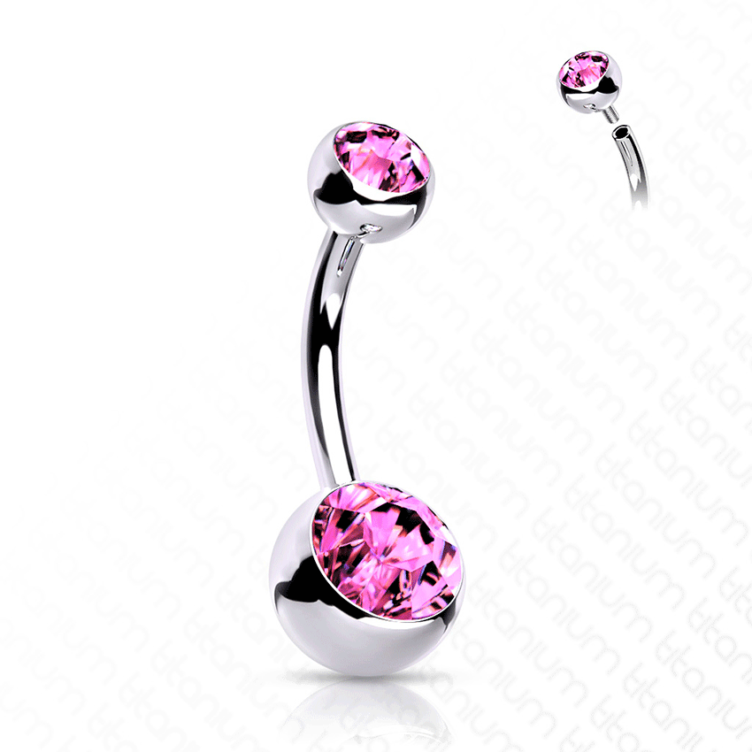 Titanium belly online rings near me