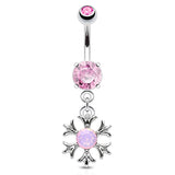 Acintya Tribe Belly Dangle - Dangling Belly Ring. Navel Rings Australia.