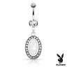 Official Framed Playboy Bunny Belly Rings - Dangling Belly Ring. Navel Rings Australia.