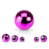 14g Titanium Plated Replacement Balls - Replacement Ball. Navel Rings Australia.