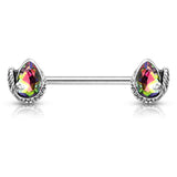 Bijoú Mermaid Gem Nipple Ring - Nipple Ring. Navel Rings Australia.