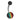 Rasta Stripe Motley™ Belly Rings - Basic Curved Barbell. Navel Rings Australia.
