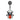 Australia's Redback Belly Button Ring - Split Spinal Belly Bar. Navel Rings Australia.