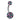 Motleys™ Retro by Night Navel Jewellery - Basic Curved Barbell. Navel Rings Australia.