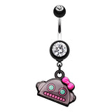 Lilly Bot Dangling Belly Button Ring - Dangling Belly Ring. Navel Rings Australia.
