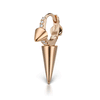 Triple Long Spike Diamond Eternity Hoop Earring by Maria Tash in Rose Gold