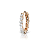 Invisible Set Diamond Eternity Clicker by Maria Tash in 18k Rose Gold