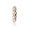 Invisible Set Marquise Diamond Eternity Ring by Maria Tash in 18K Rose Gold