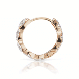 Invisible Set Marquise Diamond Eternity Ring by Maria Tash in 18K Rose Gold