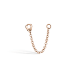 Single Chain Connecting Charm by Maria Tash in Rose Gold