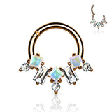 Priscilla Princess Septum Jewellery with Rose Gold Plating - Septum. Navel Rings Australia.
