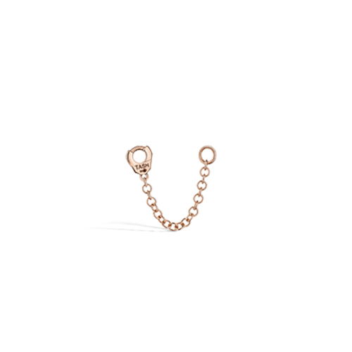 Single Chain Connecting Charm by Maria Tash in Rose Gold