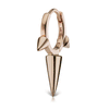 Triple Long Spike Clicker Earring by Maria Tash in Rose Gold