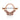 Tiki Swirl Nipple Shield with Rose Gold Plating - Nipple Ring. Navel Rings Australia.
