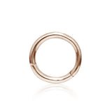 Plain Hoop by Maria Tash in Rose Gold - Earring. Navel Rings Australia.
