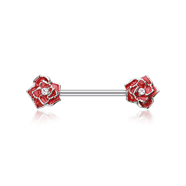 Classic Glam Rose Nipple Piercing Jewellery - Nipple Ring. Navel Rings Australia.