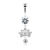 Royal Principessa Crown Navel Ring