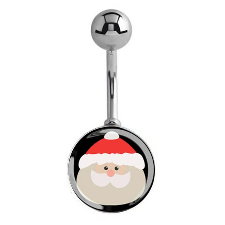 HUGE Santa Claus Belly Rings - Basic Curved Barbell. Navel Rings Australia.