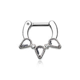Bibiana Trident Septum Ring