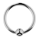 Captive Bead Body Jewellery in 14K White Gold - Captive Belly Ring. Navel Rings Australia.