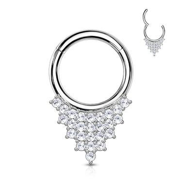 Crystal septum ring discount