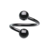 Titanium Spiral Twister Belly Ring Classics - Spiral Twister Twistie. Navel Rings Australia.
