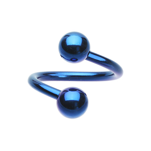 Titanium Spiral Twister Belly Ring Classics - Spiral Twister Twistie. Navel Rings Australia.