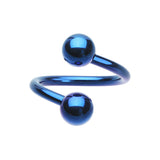 Titanium Spiral Twister Belly Ring Classics - Spiral Twister Twistie. Navel Rings Australia.