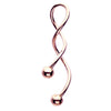 Totally Twisted Belly Ring in 14K Rose Gold