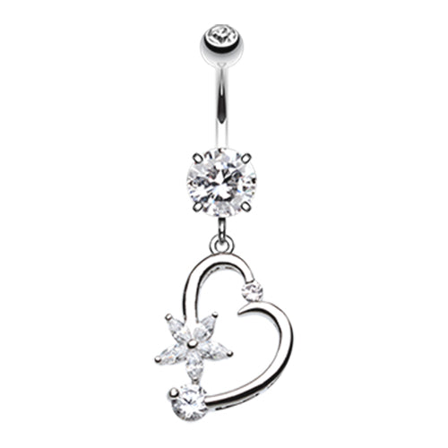 Star Struck Lovers Belly Bar - Dangling Belly Ring. Navel Rings Australia.