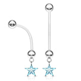 A Star is Born Maternity Belly Bar - Maternity Belly Ring. Navel Rings Australia.
