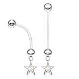 A Star is Born Maternity Belly Bar - Maternity Belly Ring. Navel Rings Australia.