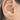 Threaded Star Earring by Maria Tash in 14K Rose Gold. Flat Stud. - Earring. Navel Rings Australia.