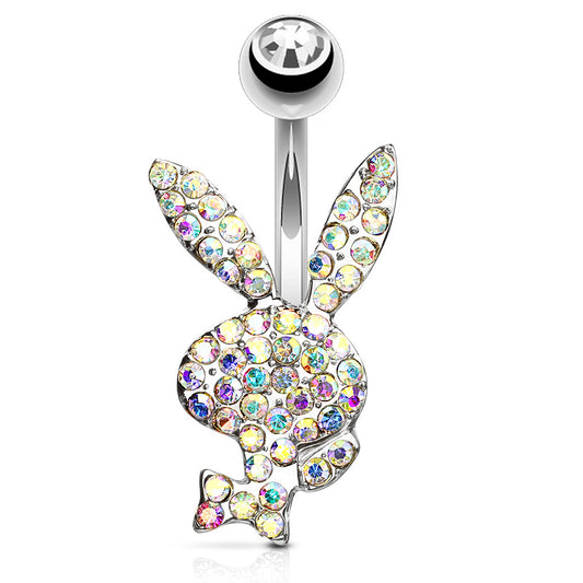 Official ©Playboy Motley Belly Rings - Fixed (non-dangle) Belly Bar. Navel Rings Australia.