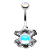 CiCi Clam Moonstone Belly Ring