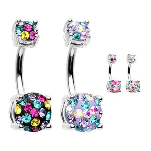 Motleys™ Pixie Dust Belly Rings - Basic Curved Barbell. Navel Rings Australia.