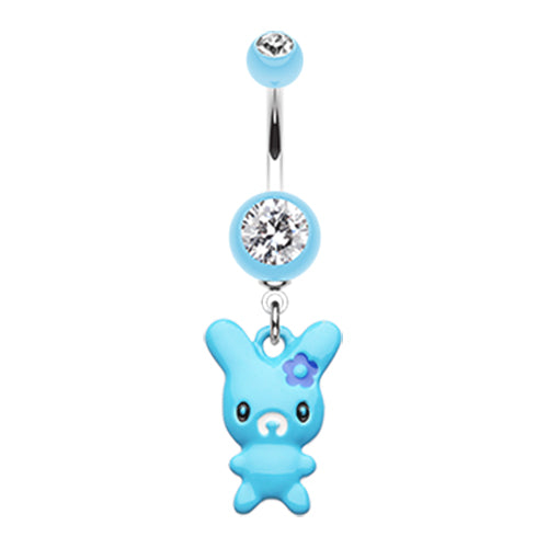 Lola Bunny Belly Ring - Dangling Belly Ring. Navel Rings Australia.