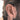 Single Spike Non-Rotating Earring by Maria Tash in White Gold - Earring. Navel Rings Australia.