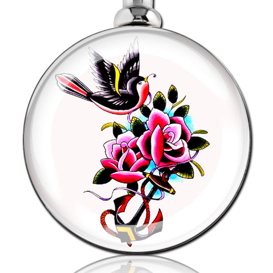 Tattoo Birdie Belly Bar - Basic Curved Barbell. Navel Rings Australia.