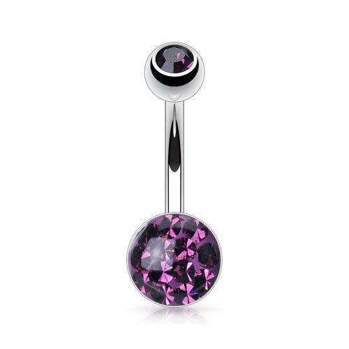 Austrian Ferido Motley™ Belly Ring - Basic Curved Barbell. Navel Rings Australia.