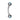 Double Mini Gem Bananabell Body Jewellery - Basic Curved Barbell. Navel Rings Australia.