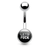 Down n' Dirty Belly Bars - Basic Curved Barbell. Navel Rings Australia.